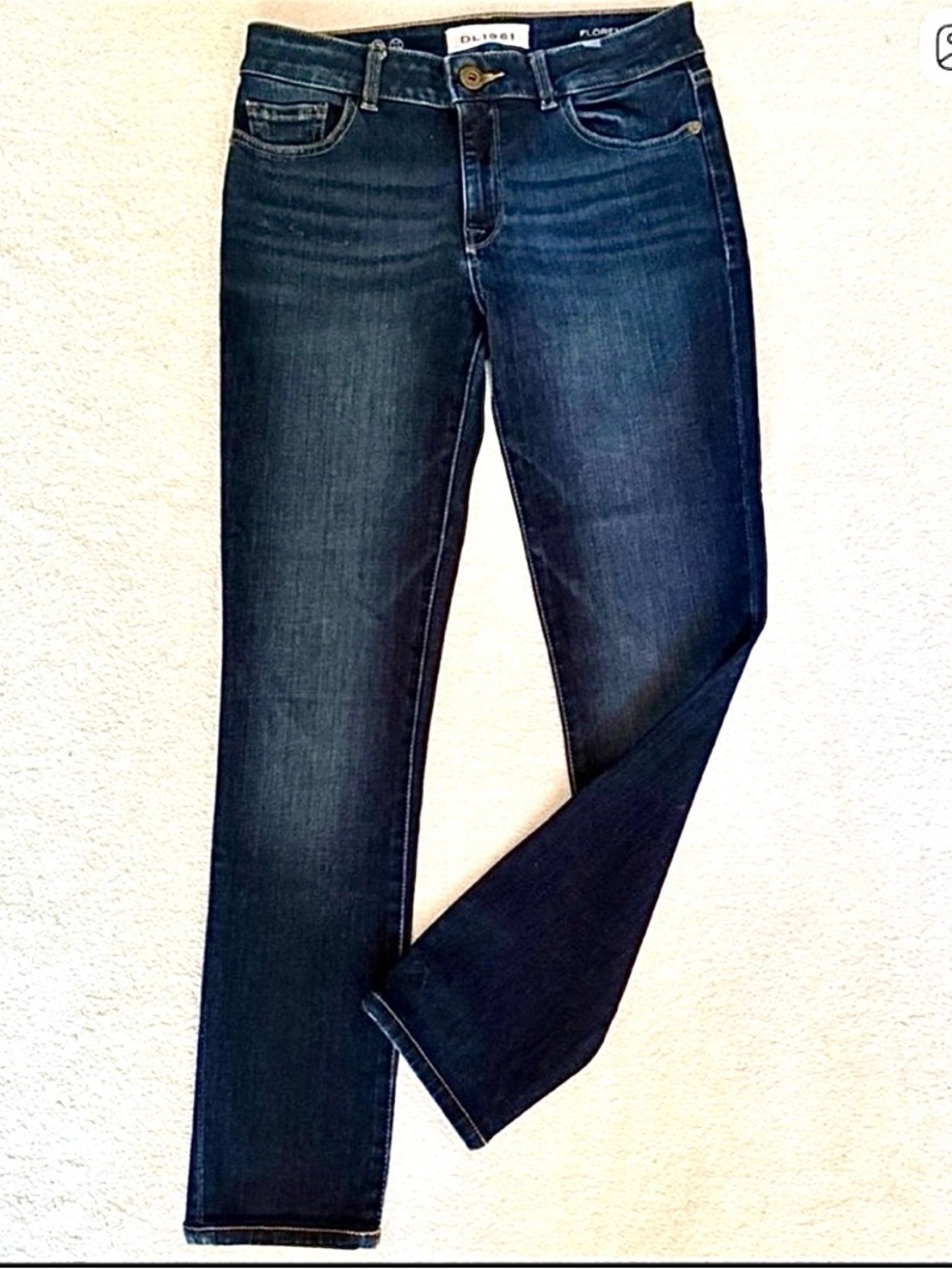 DL1961 Florence Instasculpt Skinny Jeans 26 Dark Wash